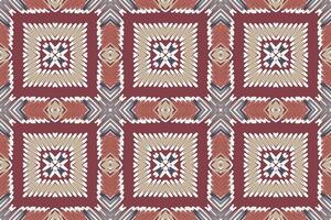 navajo padronizar desatado nativo americano, motivo bordado, ikat bordado Projeto para impressão sem fim arabesco pano dupatta xaile bandana impressão seda Kurta homens vetor