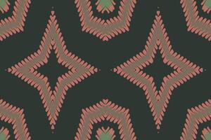 dupatta padronizar desatado bandana impressão seda motivo bordado, ikat bordado Projeto para impressão padronizar vintage flor folk navajo patchwork padronizar vetor
