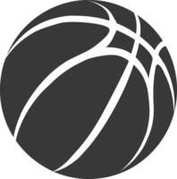 silhueta basquetebol bola Preto cor só vetor