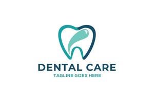 moderno logotipo do uma dental clínica vetor