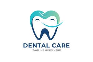 moderno logotipo do uma dental clínica vetor