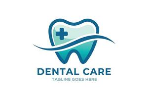moderno logotipo do uma dental clínica vetor