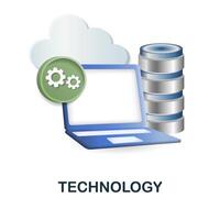 tecnologia ícone. 3d ilustração a partir de digitalização coleção. criativo tecnologia 3d ícone para rede projeto, modelos, infográficos e Mais vetor