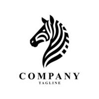 zebra logotipo Projeto vetor