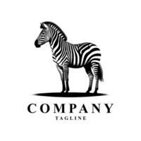 zebra logotipo Projeto vetor