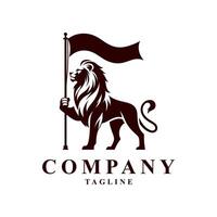 design do logotipo do leão vetor