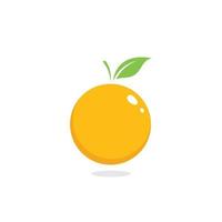 ilustração em vetor ícone logotipo laranja