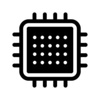 processador ícone símbolo Projeto ilustração vetor