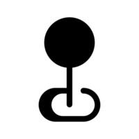 PIN ícone símbolo Projeto ilustração vetor