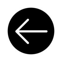 esquerda ícone símbolo Projeto ilustração vetor