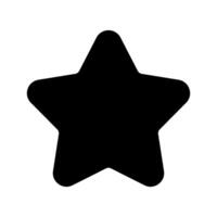 Estrela ícone símbolo Projeto ilustração vetor