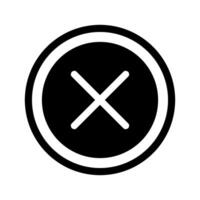 falhou ícone símbolo Projeto ilustração vetor