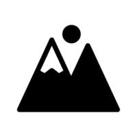 montanha ícone símbolo Projeto ilustração vetor