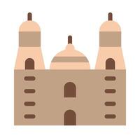 catedral do Morelia plano ícone vetor