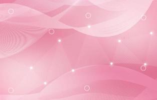 rosa geométrico com fundo abstrato de ondas vetor