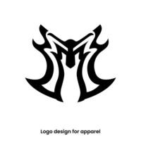 monograma carta m logotipo Projeto. carta m logotipo para vestuário marcas. m logotipo Projeto para vestuário marca. carta m vestuário logotipo Projeto modelo. vetor