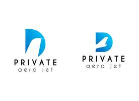 céu aviação privado jato logotipo Projeto. minimalista avião logotipo para aviação companhia vetor