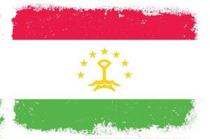 vintage plano Projeto grunge tajiquistão bandeira fundo vetor