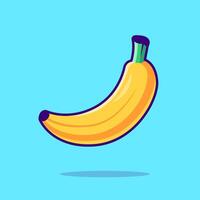 desenho animado de banana vetor