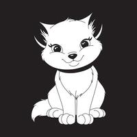 gato . gato camiseta Projeto vetores . gato
