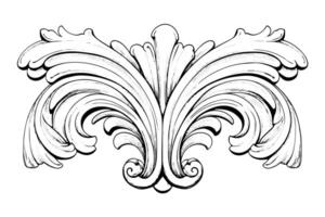 vintage barroco ornamental coleção ilustrações do clássico arquitetônico enfeite elementos. vetor