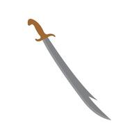 Zulfikar espada ícone ilustração Projeto modelo vetor