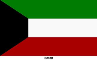 bandeira do Kuwait, Kuwait nacional bandeira vetor