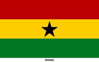 bandeira do Gana, Gana nacional bandeira vetor