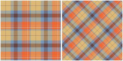 tartan desatado padronizar. doce pastel xadrez padrões desatado tartan ilustração conjunto para lenço, cobertor, de outros moderno Primavera verão outono inverno feriado tecido imprimir. vetor