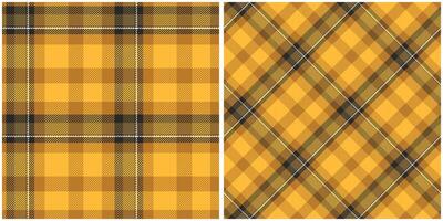 xadrez padrões desatado. tartan desatado padronizar tradicional escocês tecido tecido. lenhador camisa flanela têxtil. padronizar telha amostra incluído. vetor