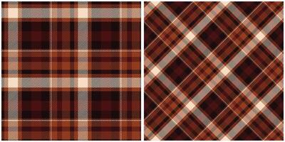 escocês tartan padronizar. xadrez padrões desatado desatado tartan ilustração conjunto para lenço, cobertor, de outros moderno Primavera verão outono inverno feriado tecido imprimir. vetor