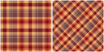 clássico escocês tartan Projeto. verificador padronizar. tradicional escocês tecido tecido. lenhador camisa flanela têxtil. padronizar telha amostra incluído. vetor