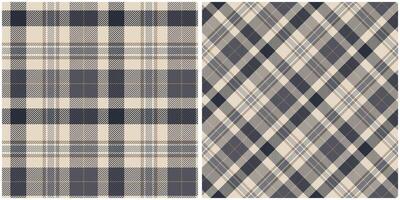 tartan xadrez desatado padronizar. xadrez padronizar desatado. tradicional escocês tecido tecido. lenhador camisa flanela têxtil. padronizar telha amostra incluído. vetor