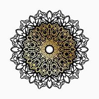 desenho de mandala indiana ornamental de luxo vetor