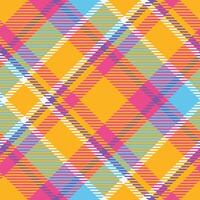 tartan desatado padronizar. abstrato Verifica xadrez padronizar tradicional escocês tecido tecido. lenhador camisa flanela têxtil. padronizar telha amostra incluído. vetor