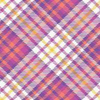 tartan xadrez desatado padronizar. escocês xadrez, modelo para Projeto ornamento. desatado tecido textura. vetor