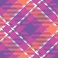 tartan xadrez desatado padronizar. tradicional escocês xadrez fundo. modelo para Projeto ornamento. desatado tecido textura. vetor