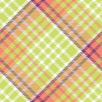 tartan xadrez padronizar desatado. tabuleiro de damas padronizar. tradicional escocês tecido tecido. lenhador camisa flanela têxtil. padronizar telha amostra incluído. vetor