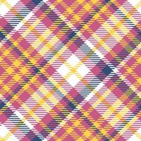 tartan xadrez padronizar desatado. tradicional escocês xadrez fundo. tradicional escocês tecido tecido. lenhador camisa flanela têxtil. padronizar telha amostra incluído. vetor