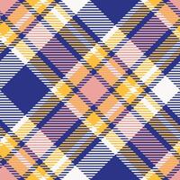 escocês tartan xadrez desatado padrão, verificador padronizar. modelo para Projeto ornamento. desatado tecido textura. ilustração vetor