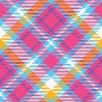 tartan desatado padronizar. tradicional escocês xadrez fundo. modelo para Projeto ornamento. desatado tecido textura. vetor