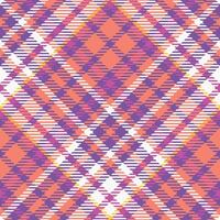 tartan xadrez desatado padronizar. escocês xadrez, modelo para Projeto ornamento. desatado tecido textura. vetor