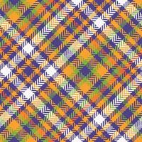 escocês tartan padronizar. verificador padronizar desatado tartan ilustração conjunto para lenço, cobertor, de outros moderno Primavera verão outono inverno feriado tecido imprimir. vetor