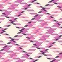 escocês tartan xadrez desatado padrão, tecido de algodão padrões. para lenço, vestir, saia, de outros moderno Primavera outono inverno moda têxtil Projeto. vetor