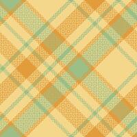 escocês tartan xadrez desatado padrão, tecido de algodão padrões. desatado tartan ilustração conjunto para lenço, cobertor, de outros moderno Primavera verão outono inverno feriado tecido imprimir. vetor