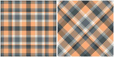 tartan desatado padronizar. doce pastel xadrez padronizar desatado tartan ilustração conjunto para lenço, cobertor, de outros moderno Primavera verão outono inverno feriado tecido imprimir. vetor