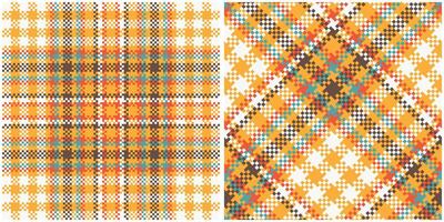 tartan padronizar desatado. doce doce xadrez padronizar desatado tartan ilustração conjunto para lenço, cobertor, de outros moderno Primavera verão outono inverno feriado tecido imprimir. vetor