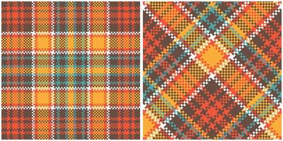 tartan padronizar desatado. doce doce xadrez padronizar para lenço, vestir, saia, de outros moderno Primavera outono inverno moda têxtil Projeto. vetor