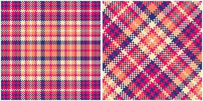 xadrez padronizar desatado. escocês xadrez, flanela camisa tartan padrões. na moda azulejos para papeis de parede. vetor