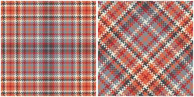 tartan padronizar desatado. doce xadrez padrões para lenço, vestir, saia, de outros moderno Primavera outono inverno moda têxtil Projeto. vetor